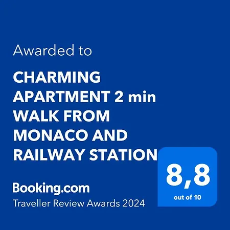 Διαμέρισμα Charming 2 Min Walk From Monaco And Railway Station Beausoleil